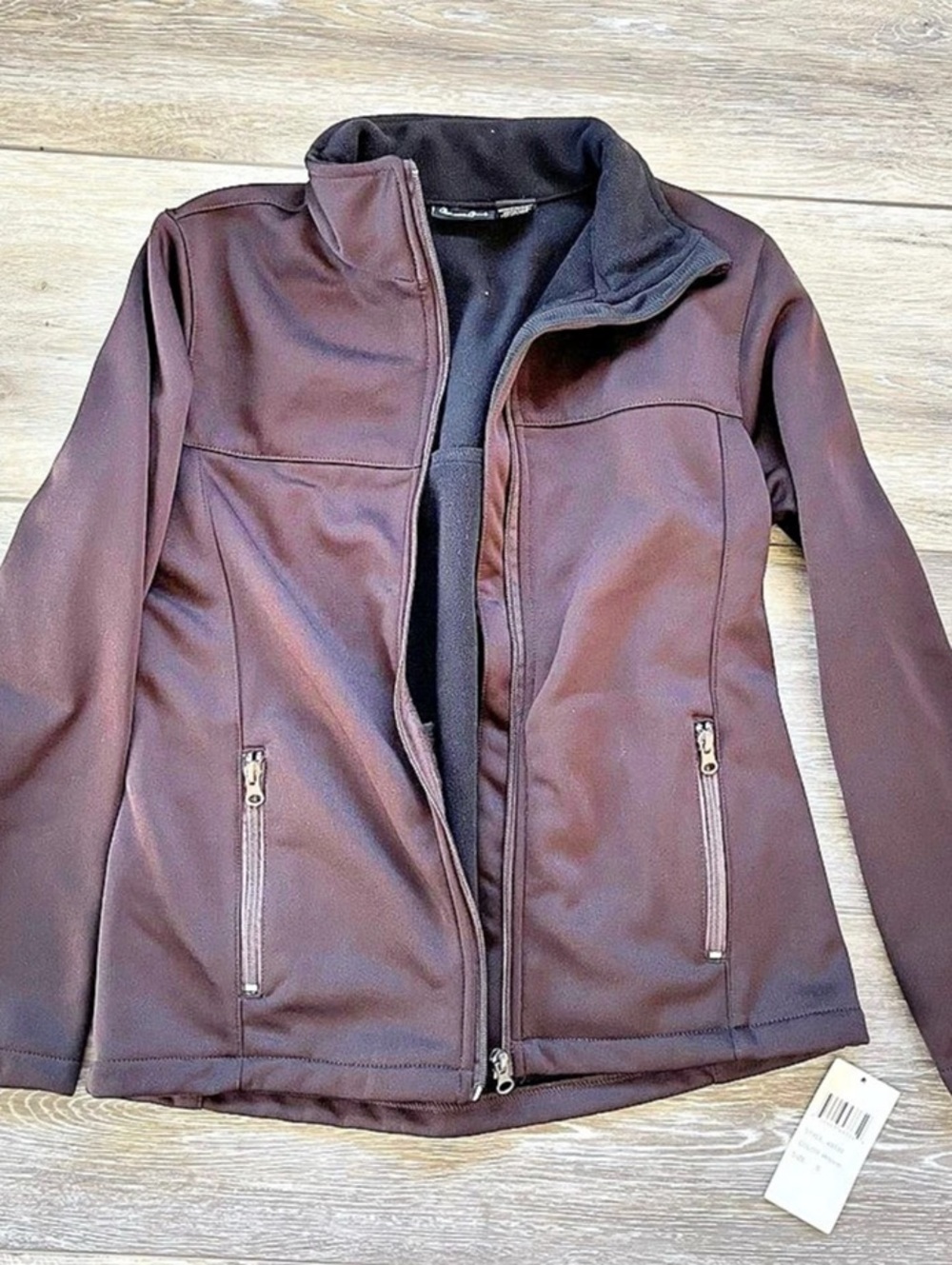 Canyon Creek Women's Softshell Jacket in Brown Size Small NWT